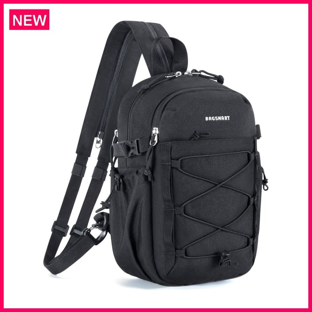 Small Crossbody Sling Bag Daypack Backpack Water Resistant Polyester Travel